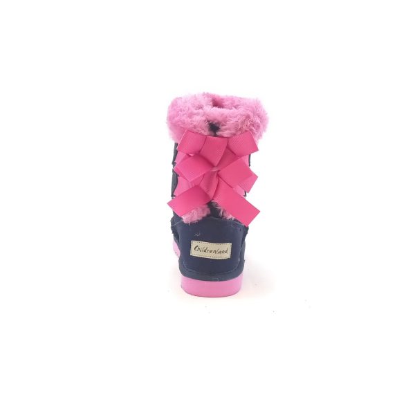 Childrenland Suede Παιδικές Μπότες Navy Μπλε 8009R-NAVY - Image 5